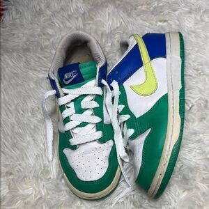 Dunk Low "Green/Blue" sneakers